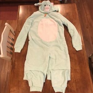 Adult bunny onesie